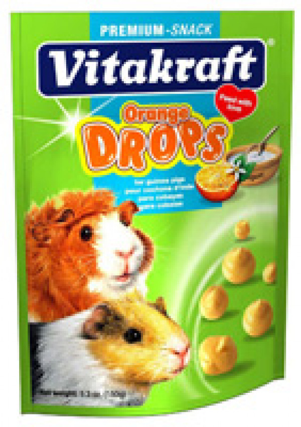 Vitakraft Orange Drops Guinea Pig Treat Guinea Pig Food & Treats