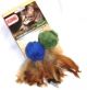 Kong Cat Crinkle Feather Ball