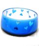 Blue Bone Print Non-Skid Dog Bowl