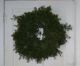 Plain Fresh Balsam Evergreen Wreath 24