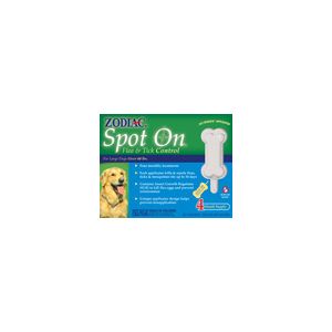 Zodiac spot on deals flea and tick control