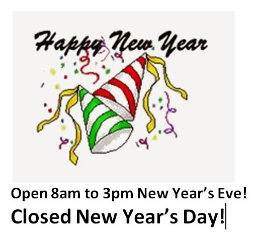 Closed New Year Day