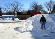 Man in snow